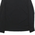 DKNY Womens Black Modern Long Sleeve Crew Neck T-Shirt M Cotton Blend