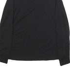 DKNY Womens Black Modern Long Sleeve Crew Neck T-Shirt M Cotton Blend