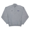 NIKE Creighton University Mens Sweatshirt Grey 1/4 Zip M