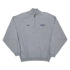 NIKE Creighton University Mens Sweatshirt Grey 1/4 Zip M