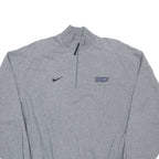 NIKE Creighton University Mens Sweatshirt Grey 1/4 Zip M