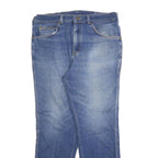 LEE Womens Regular Fit Straight Leg Denim Medium Wash Cotton Blend Jeans W34 L28