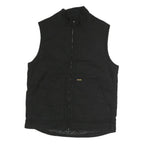 BRAHMA Mens Black Cotton Classic Zip Jacket M Plain Casual Durable Workwear