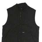 BRAHMA Mens Black Cotton Classic Zip Jacket M Plain Casual Durable Workwear