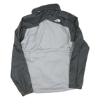 THE NORTH FACE Womens Grey & Dark Grey Outdoor Jacket M Polyester Blend Zip