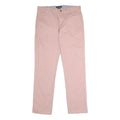 TOMMY HILFIGER Mens Cotton Blend Pink Regular Fit Straight Trousers W33 L32