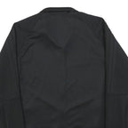 ADIDAS Mens Black Track Jacket M Polyester Zip Athletic Sportswear Activewear