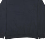 ADIDAS Mens Navy Blue Sweatshirt L Cotton Blend Crew Neck Pullover