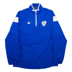 ADIDAS Carmel Fc Mens Pullover Jacket Blue M