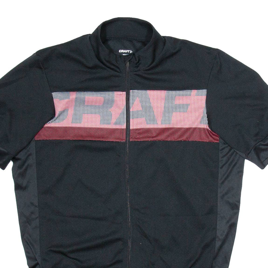 CRAFT Cycling Full Zip Mens Jersey Black L