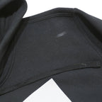 NIKE Mens Black Cotton Blend Hoodie S Novelty Print Pullover Casual