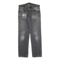 LEVI'S 501XX Mens Jeans Black Regular Straight Denim Medium W34 L32 Classic Fit
