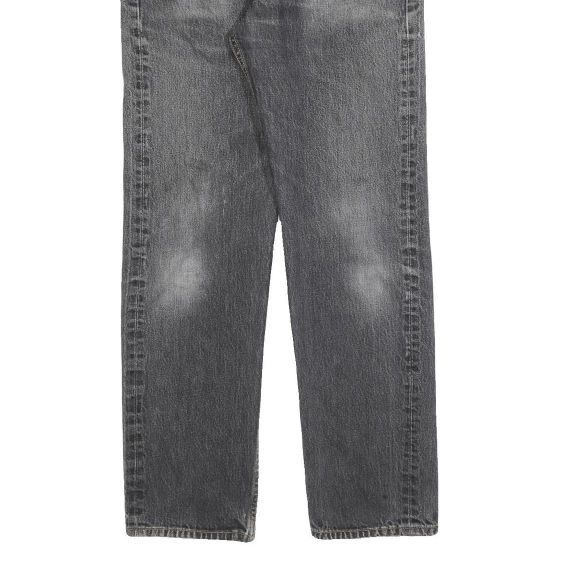 LEVI'S 501XX Mens Jeans Black Regular Straight Denim Medium W34 L32 Classic Fit