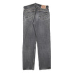 LEVI'S 501XX Mens Jeans Black Regular Straight Denim Medium W34 L32 Classic Fit