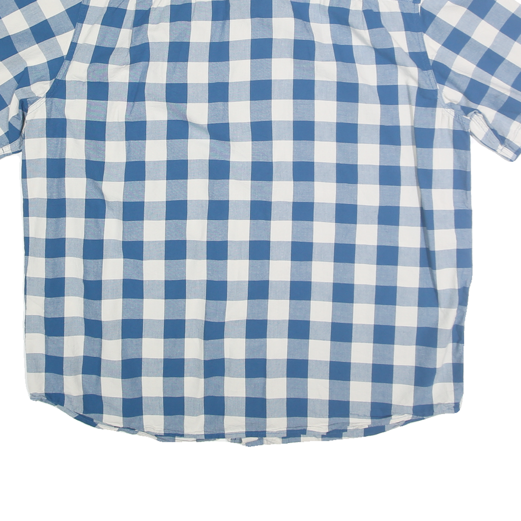 CARHARTT Mens Blue & White Check Shirt XL Loose Fit Casual Workwear