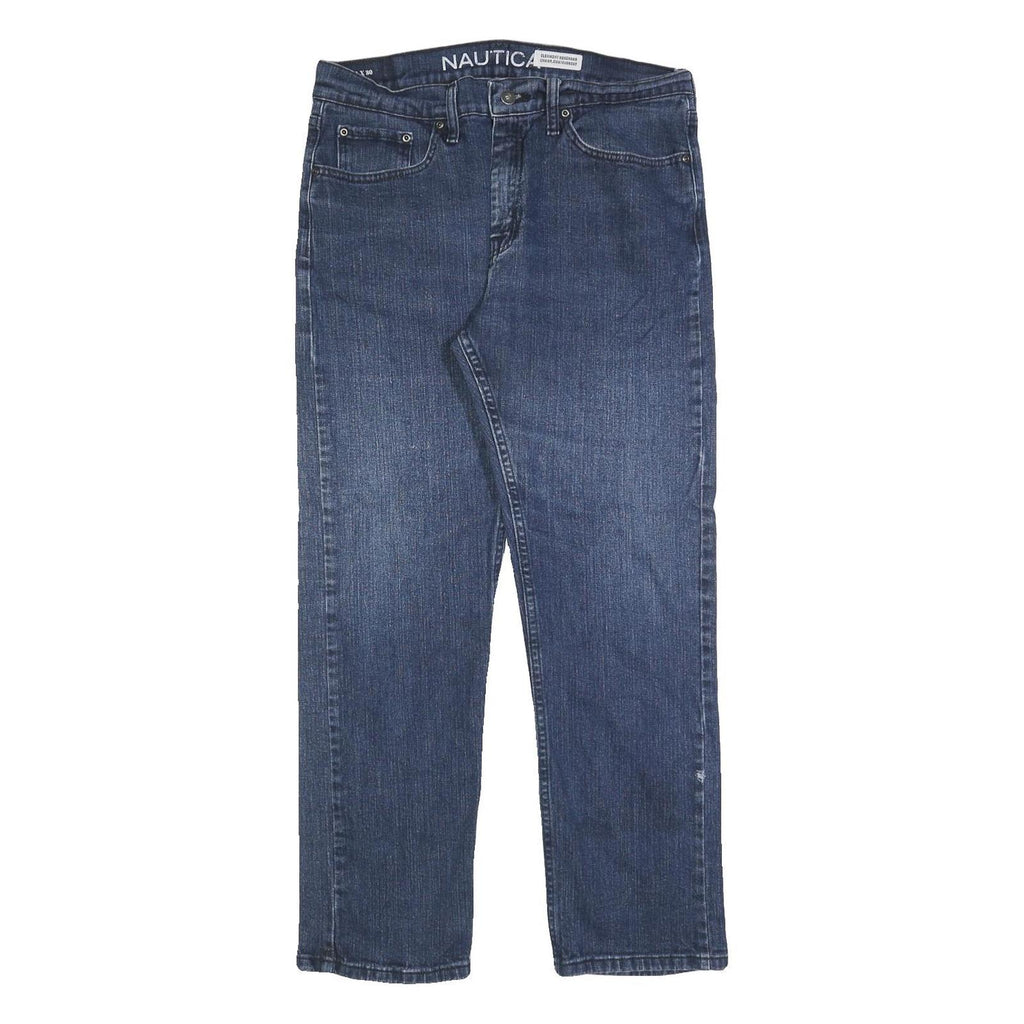 NAUTICA Mens Jeans Blue Regular Straight Denim Medium W32 L30 Casual Stylish