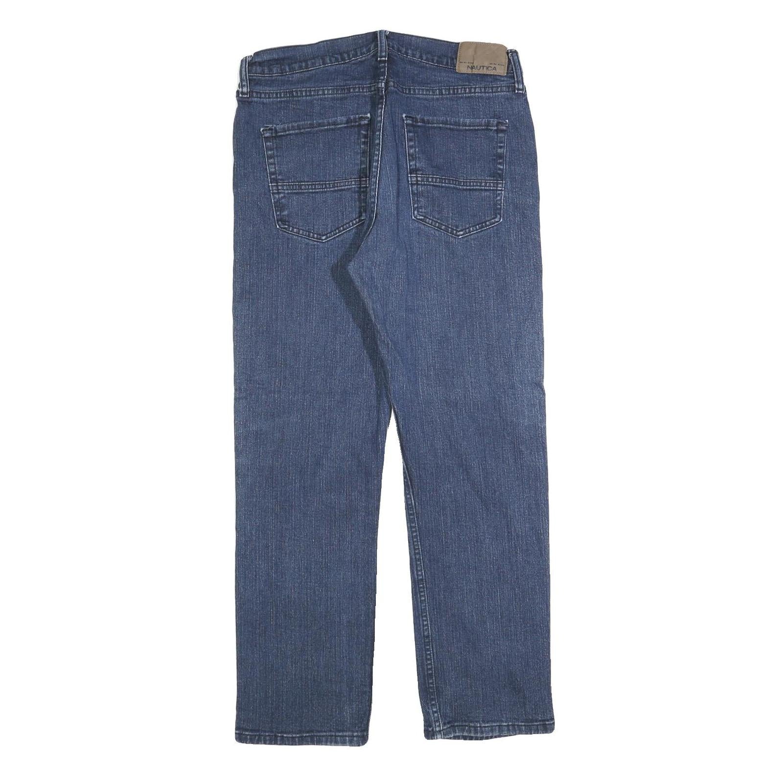 NAUTICA Mens Jeans Blue Regular Straight Denim Medium W32 L30 Casual Stylish