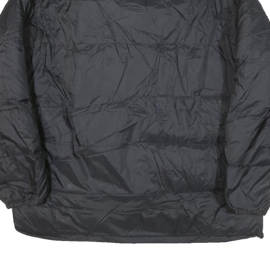 ADIDAS Mens Black Bomber Jacket 2XL Polyester Blend Plain Zip Closure Casual