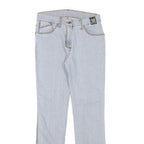 CAPPOPERA Womens Slim Blue Denim Slim Jeans W26 L28 Side Stitch Detail