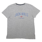 JACK WILLS Womens Grey Jack Wills Graphic T-Shirt M Short Sleeve Crew Neck