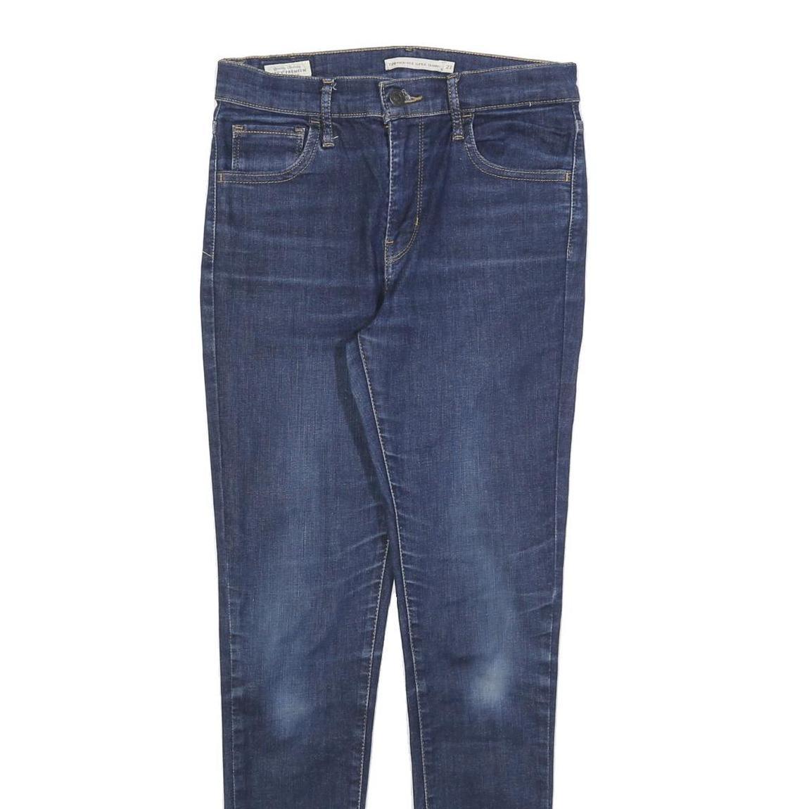 LEVI'S Womens Jeans Blue Slim Skinny Denim Medium W27 L30 Stretch Cotton Blend