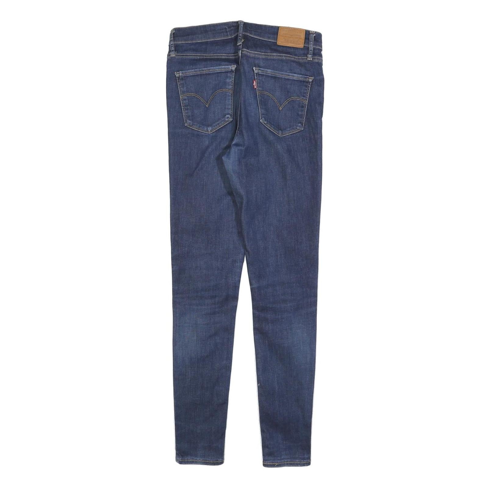 LEVI'S Womens Jeans Blue Slim Skinny Denim Medium W27 L30 Stretch Cotton Blend