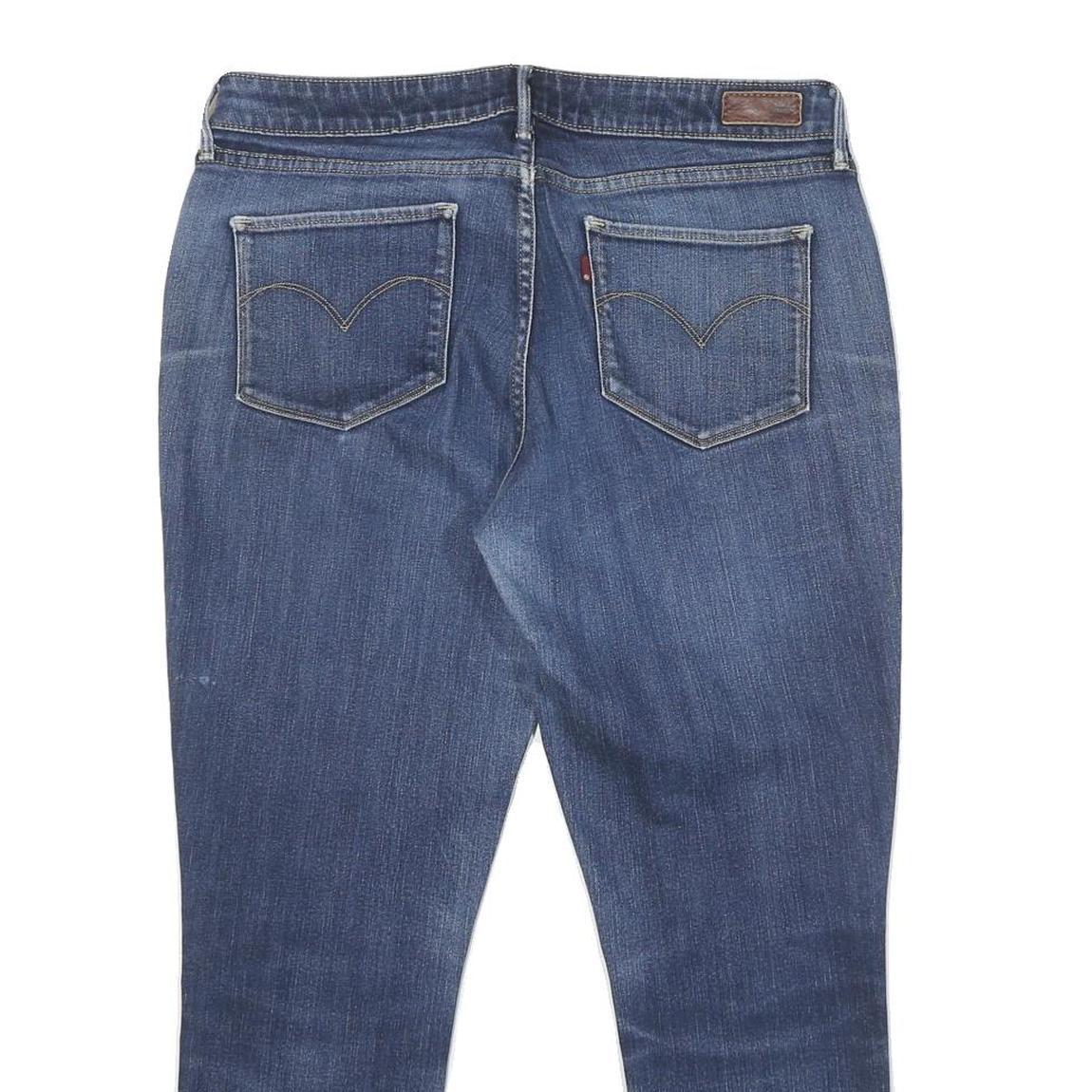 LEVI'S Bold Curve Modern Rise Womens Jeans Blue Regular Skinny Denim Medium W32