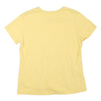NIKE Womens Yellow T-Shirt M Short Sleeve Crew Neck Cotton Blend Casual