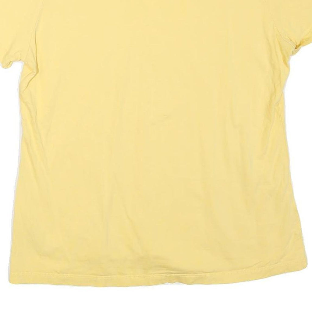 NIKE Womens Yellow T-Shirt M Short Sleeve Crew Neck Cotton Blend Casual