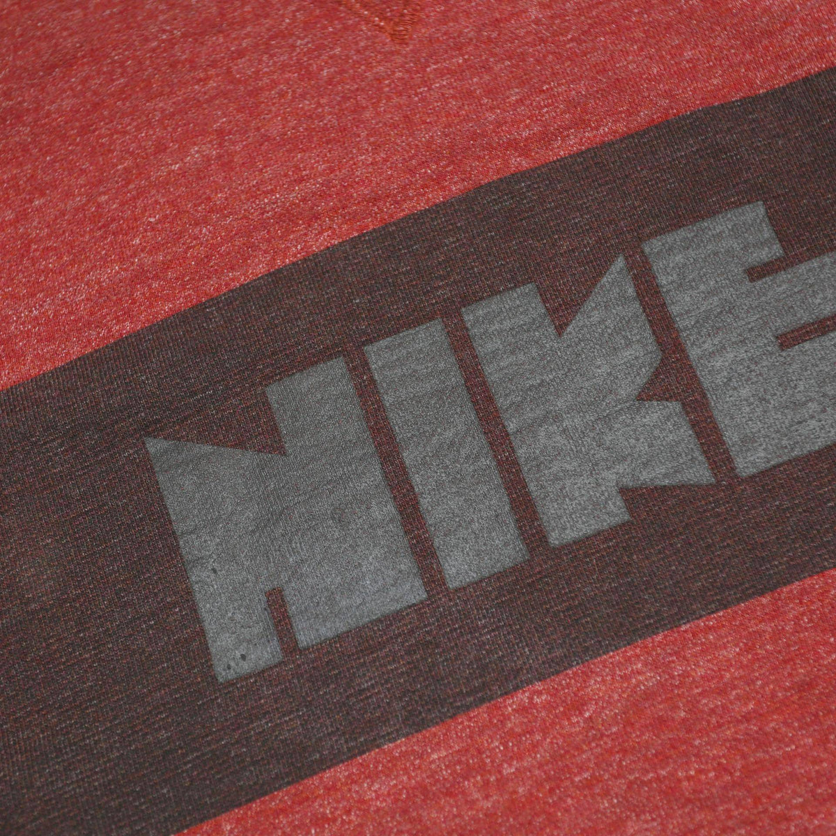 NIKE Womens Red Cotton Blend Crew Neck Sweatshirt M Lightweight Comfort