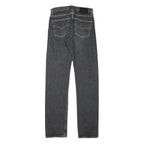 GUESS Womens Regular Fit Straight Leg Denim Dark Wash Jeans W28 L33 Zip Closure