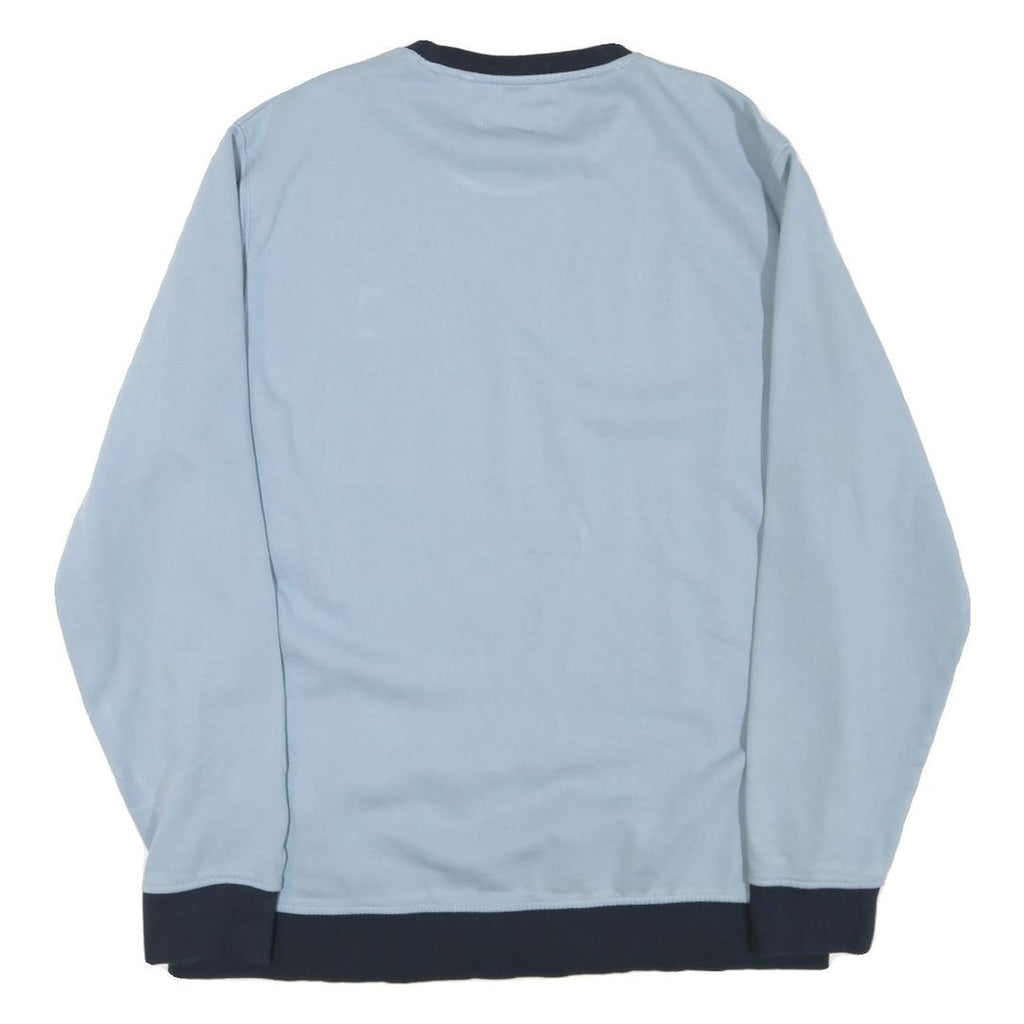 ORIGINAL PENGUIN Mens Blue & Navy Crew Neck XL Cotton Blend Sweatshirt Pullover