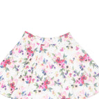 FB SISTER Womens Skater Skirt Cream Short Floral XS