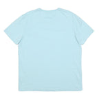 NAUTICA Mens Light Blue Graphic T-Shirt L Short Sleeve Crew Neck Cotton Blend