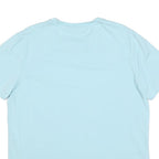 NAUTICA Mens Light Blue Graphic T-Shirt L Short Sleeve Crew Neck Cotton Blend
