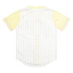 KARL KANI Womens Jersey White USA Button Neck S