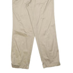 DOCKERS Mens Cotton Blend Beige Regular Straight Trousers W30 L30 Casual Smart