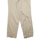 DOCKERS Mens Cotton Blend Beige Regular Straight Trousers W30 L30 Casual Smart
