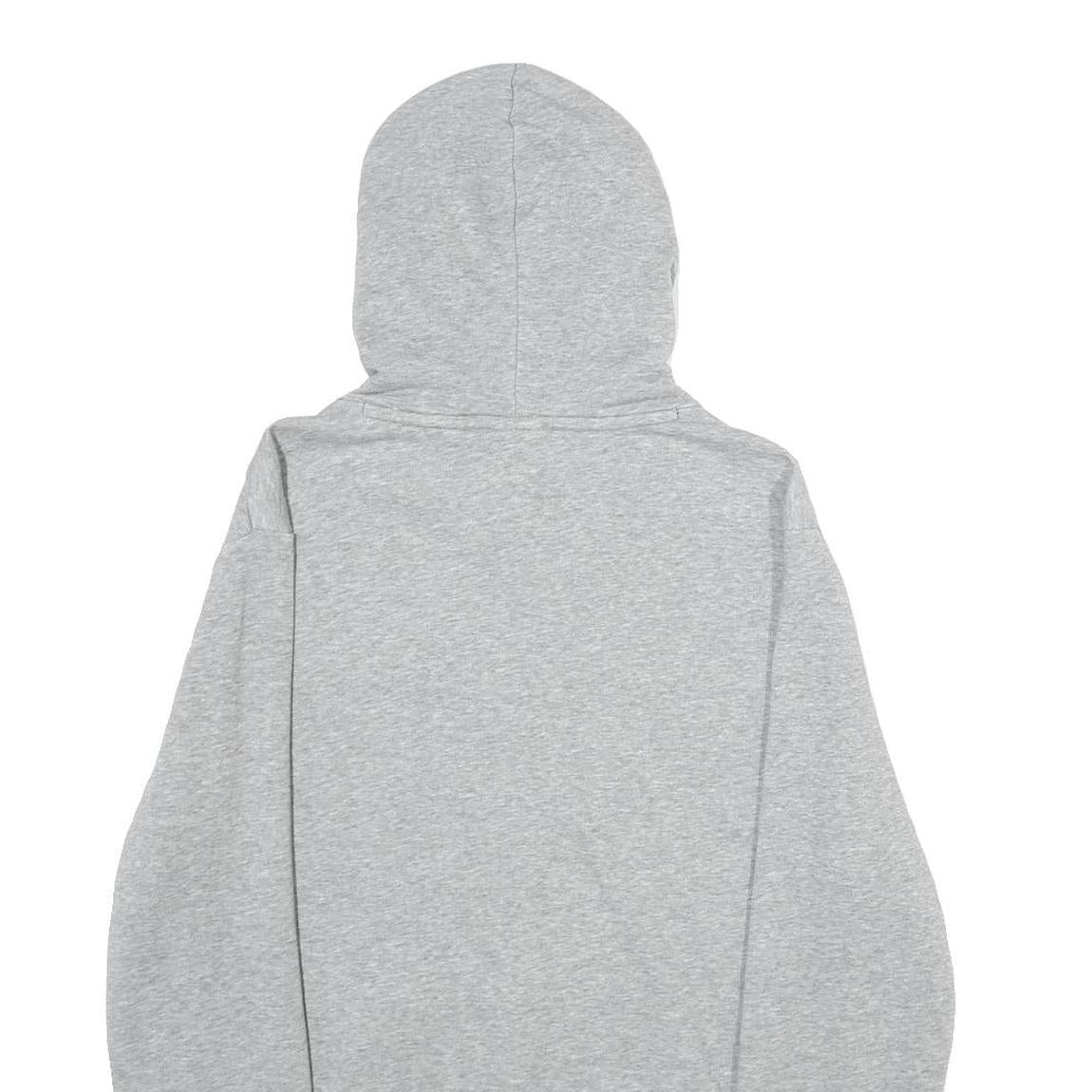 PUMA Mens Grey Hoodie S Cotton Blend Pullover Casual Sports Sweatshirt