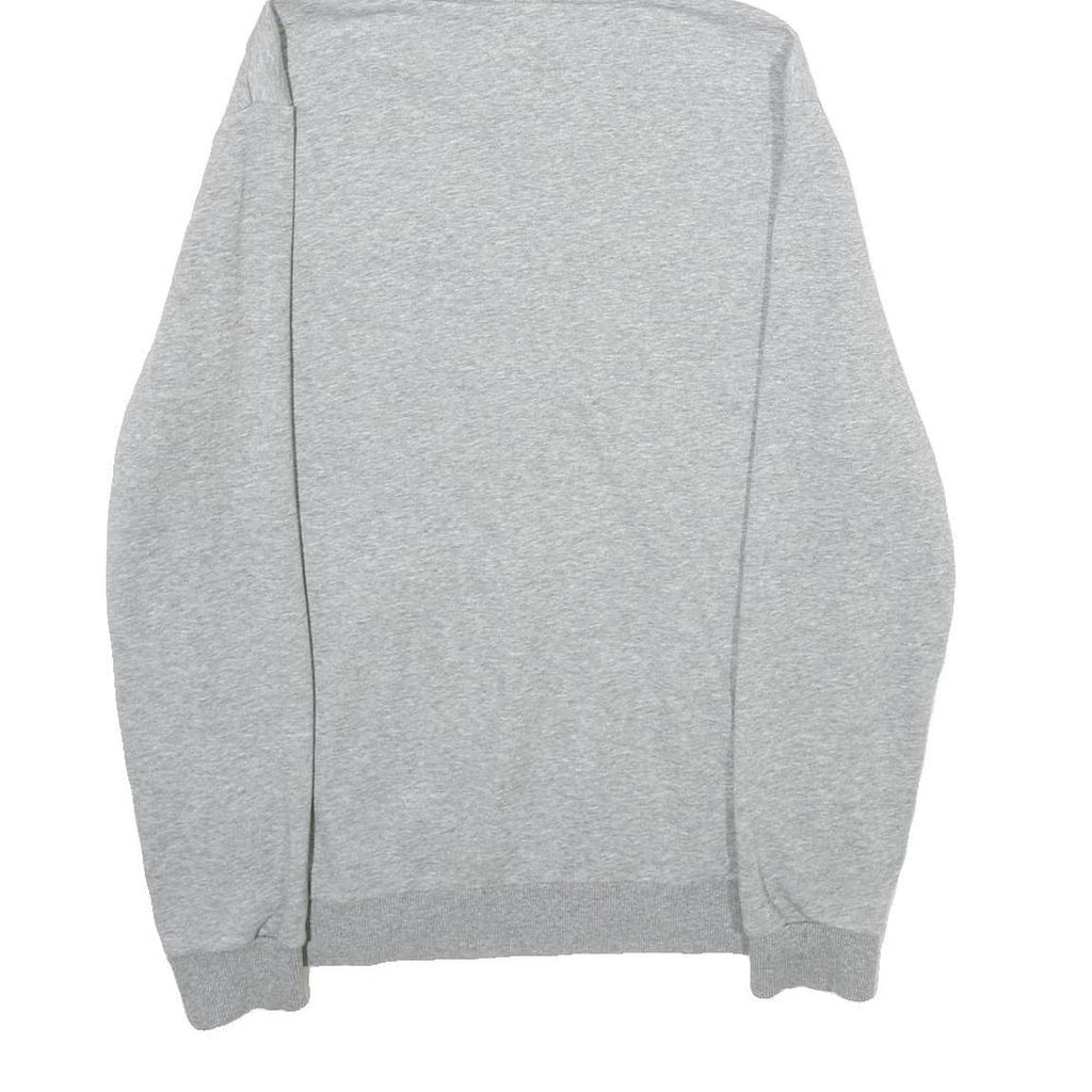 PUMA Mens Grey Hoodie S Cotton Blend Pullover Casual Sports Sweatshirt