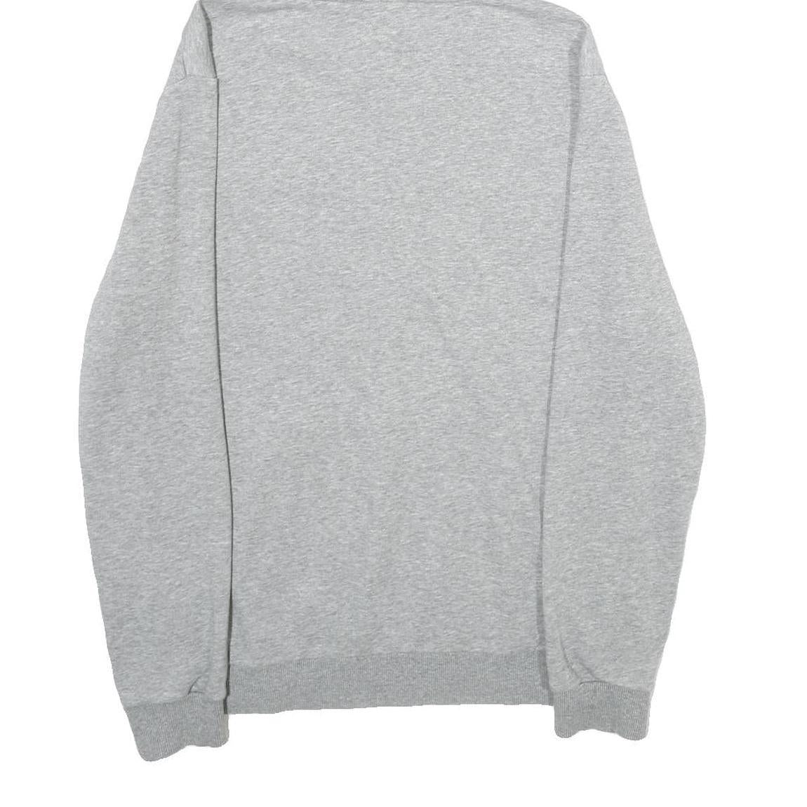 PUMA Mens Grey Hoodie S Cotton Blend Pullover Casual Sports Sweatshirt