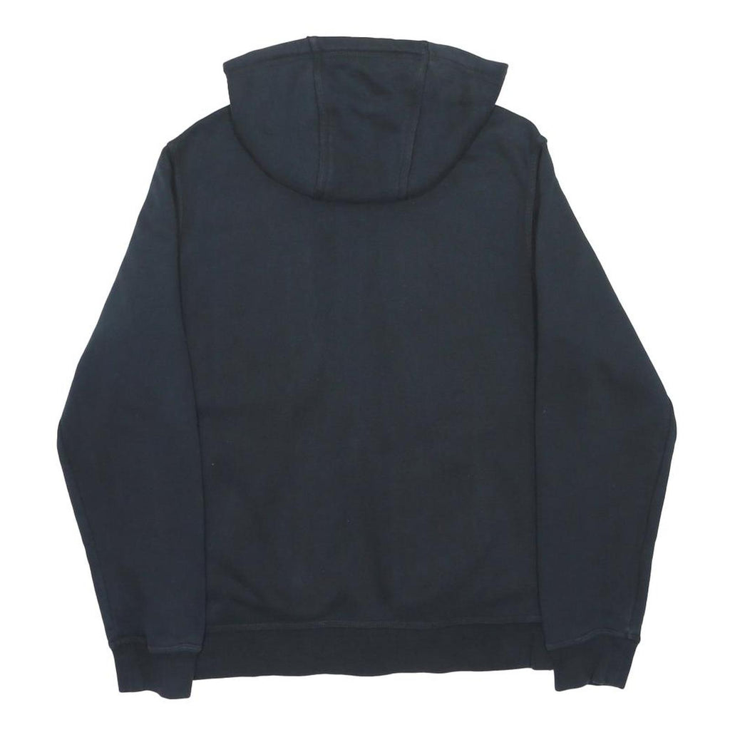 NIKE Mens Black Full Zip Hoodie M Cotton Blend Casual Sportswear Jacket