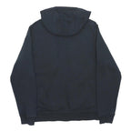 NIKE Mens Black Full Zip Hoodie M Cotton Blend Casual Sportswear Jacket