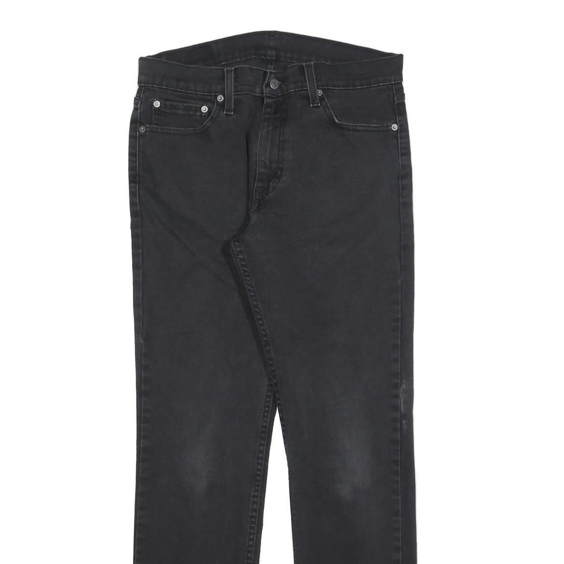 LEVI'S 511 Slim Mens Jeans Black Slim Skinny Denim Medium W32 L32 Modern Fit