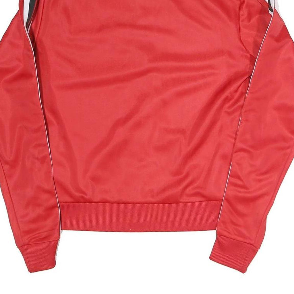 SUPPLY AND DEMAND Womens Red Polyester Blend Track Jacket UK 10 Stripe Detail