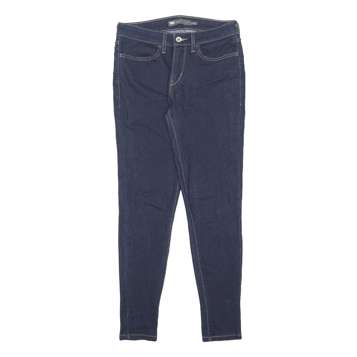 LEVI'S Womens Jeans Blue Slim Skinny Denim Medium W27 L27 Stretch Cotton Blend
