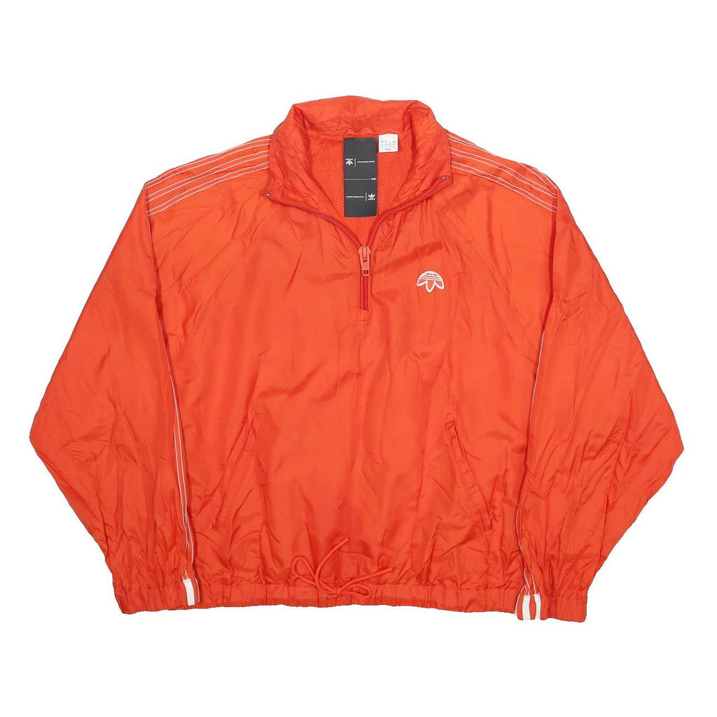 ADIDAS X ALEXANDER WANG Mens Orange & Red Track Jacket S Polyester Woven Zip