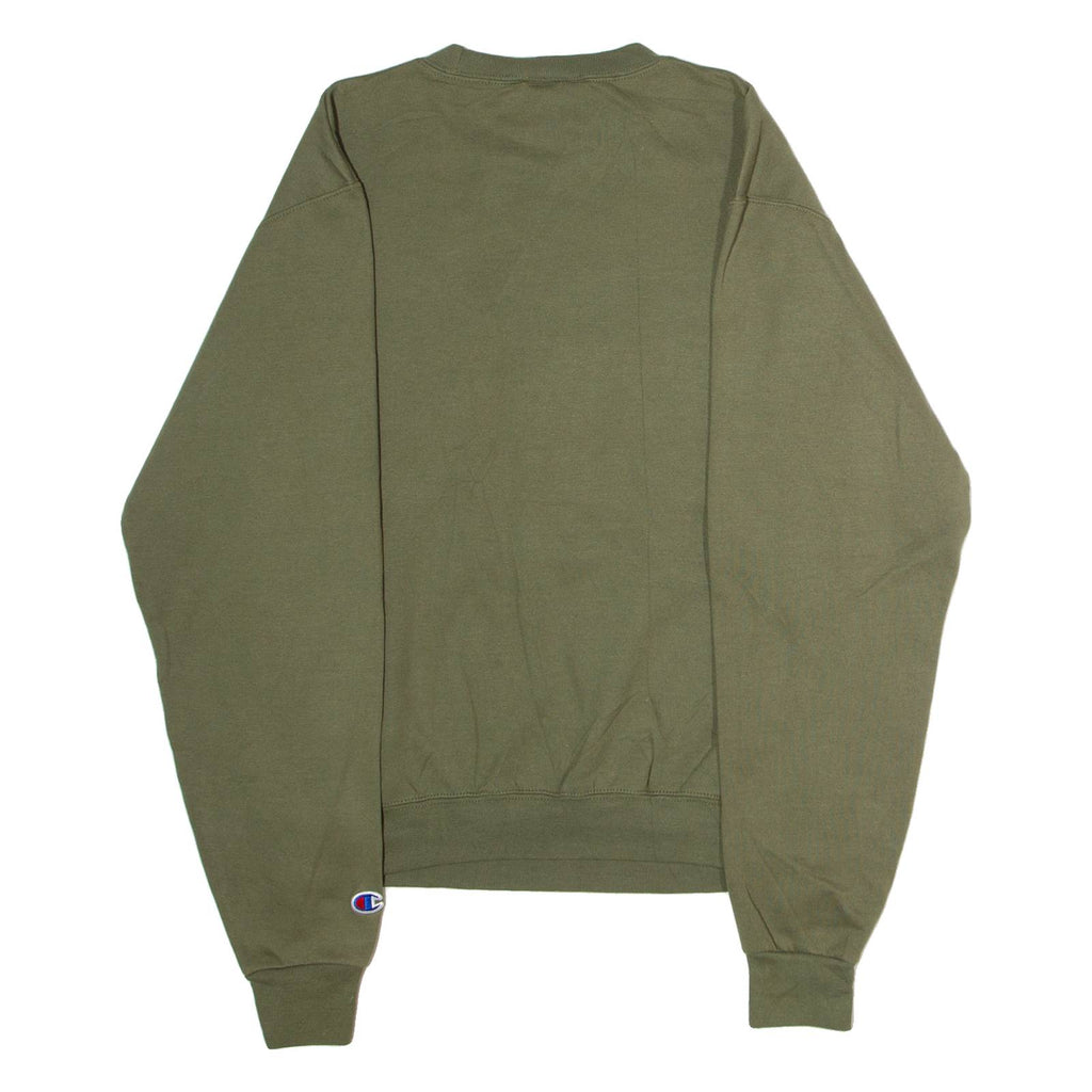 CHAMPION Santa Clara University Mens Sweatshirt Green Crew Neck USA S
