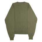 CHAMPION Santa Clara University Mens Sweatshirt Green Crew Neck USA S