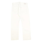 LEVI'S 539 Mens Jeans White Regular Straight Denim Rinse W32 L30 Comfortable Fit